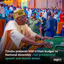 President Tinubu presents N58Trillion 2026 Budget to National Assembly....Read full speech